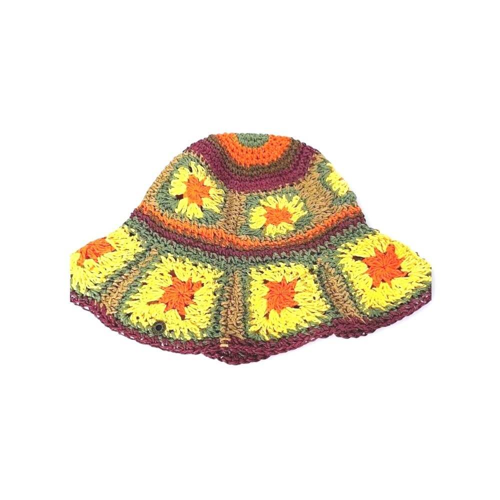 Peter Grimm Straw Wide Brim Beach Floppy Hippie Sun Hat‎ Pura Vida Sz S